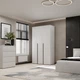 Шкаф распашной комбинированый №12 Light 1200x500x2200 Белый брилиант (GALTK0121000000) - изображение 3