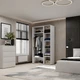 Шкаф распашной комбинированый №12 Light 1200x500x2200 Белый брилиант (GALTK0121000000) - изображение 4