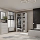 Шкаф распашной комбинированый №11 Light 1200x500x2200 Белый брилиант (GALTK0111000000) - изображение 4