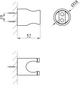 Тримач для душу Kroner Element 2840872915Z-3801 - зображення 3