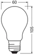 Лампа светодиодная OSRAM Filament A60 5.9W 806Lm 4000K E27 DIM (4099854464997) - изображение 5