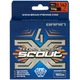 Шнур Brain Scout 4X 150m (fluoro Orange) 0.163mm 9.8kg - изображение 2