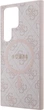 Etui plecki Guess 4G Collection Leather Metal Logo MagSafe do Samsung Galaxy S24 Ultra Pink (GUHMS24LG4GFRP) - obraz 6