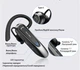 Беспроводная bluetooth гарнитура New Bee LC-B45 с шумопоглощением Black - изображение 3