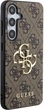 Панель Guess 4G Big Metal Logo для Samsung Galaxy S24 Brown (GUHCS24S4GMGBR) - зображення 4