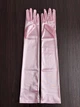 Довгі атласні рукавички honey fashion accessories s/m/l рожеві (30к048) - изображение 5