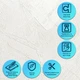 Самоклеящаяся гибкая штукатурка Sticker Wall 600х600х2,5мм Белая SW-00002989 - изображение 5