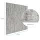 Самоклеящаяся гибкая штукатурка Sticker Wall 600х600х2,5мм Темный гранит SW-00002987 - изображение 3