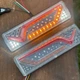 Светодиодный задний LED фонарь 12V 30×9 см (стоп, габарит, поворотник, задний ход) комплект 2 шт - изображение 10