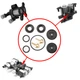 Ремкомплект клапанов печки с конусами BMW E39, E38, E53, E34, E32, E31, E65, E66, E60, E61, E63, E64 - изображение 2