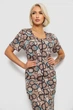 Халат женский на молнии с принтом мокко 257R1030-1 Ager XL-XXL - изображение 2