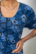 Халат AGER XL-XXL Синій 257R1030-1 - зображення 5