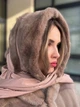 Косинка хустка норкова капор One Size горіховий - изображение 2