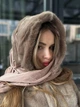 Косинка хустка норкова капор One Size горіховий - изображение 4