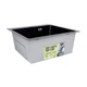 Lidz Handmade H5050HB Мийка для кухні інтегрована Decor Black PVD Honeycomb 2,5/0,5 мм LDH5050BDECPVD48369 - зображення 4