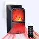 Портативный электро обогреватель Flame Heater с имитацией камина 1000W Черный (fh100099232) - изображение 8