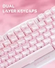 Клавиатура Беспроводная Gravastar Mercury K1 Sakura Pink Игровая Механическая. 2.4G/Bluetooth/Кабель. АЛЮМИНИЕВЫЙ Корпус. Hot-Swap. Батарея 8000mAh. RGB Подсветка Корпуса. Kailh Cherry Pink - изображение 4