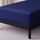 Простирадло натяжне U-tek Полуторне 140х200 см Сатин Boston Royal Blue (SRBF142) - зображення 1