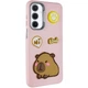 Чехол Накладка CaseIT Leather Toys для Samsung Galaxy A16 4G/5G Capybara / Pink - изображение 1