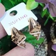 Сережки Xuping Jewelry довжина 1.9см ширина 1см медичне золото позолота 18К с1627 - зображення 2