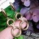 Сережки Xuping Jewelry довжина 4.4см ширина 1.5см медичне золото позолота 18К с1644 - зображення 2