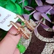 Серьги Xuping Jewelry длина 2.5см ширина 1.2см медицинское золото позолота 18К с1575 - изображение 6
