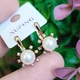 Серьги Xuping Jewelry длина 1.9см ширина 1.2см медицинское золото позолота 18К с1515 - изображение 4