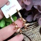 Серьги Xuping Jewelry длина 3.5см ширина 8мм медицинское золото позолота 18К с1648 - изображение 4