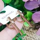 Серьги крестики Xuping Jewelry длина 2.4см ширина 1.1см медицинское золото позолота 18К с905 - изображение 2