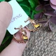 Сережки бджілки дитячі Xuping Jewelry довжина 1.6см медичне золото позолота 18К с1455 - зображення 3