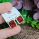 Серьги Xuping Jewelry длина 1.4см ширина 1.1см медицинское золото позолота 18К с1477 - изображение 3
