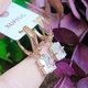 Серьги Xuping Jewelry длина 2.7см ширина 1см медицинское золото позолота 18К цирконий с1339 - изображение 4