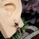 Серьги Xuping Jewelry длина 3.5см ширина 1.3см медицинское золото позолота 18К с1643 - изображение 4