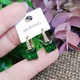 Серьги Xuping Jewelry длина 1.9см ширина 9мм медицинское золото позолота 18К с1401 - изображение 5