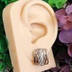 Серьги Xuping Jewelry длина 1.7см ширина 14мм медицинское золото позолота 18К с1546 - изображение 4