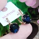 Серьги Xuping Jewelry длина 1.9см ширина 1см медицинское золото позолота 18К с1325 - изображение 6