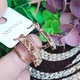 Сережки Xuping Jewelry довжина 2.1см ширина 8мм медичне золото позолота 18К с1561 - зображення 6
