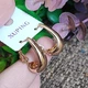 Серьги Xuping Jewelry длина 2см ширина 9мм медицинское золото позолота 18К с1566 - изображение 3