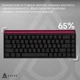 Дротова механічна клавіатура Ajazz NK68 Red switches Side Contour Black (NK68-R-S-B) - изображение 13