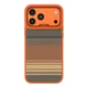 Чохол Premium Kajsa Resort Collection Gradient Stripe with MagSafe для iPhone 17 Pro Orange Plus O-Ring - зображення 1