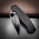 Тактичний складний ніж з гравіюванням Kramar LazerTAC Spyderco Чорний (83001) - зображення 1
