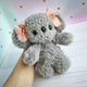 Вязаная мягкая игрушка Коала 18 см — ручная работа из меховой пряжи - изображение 4