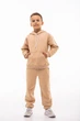 Детский спортивный утепленный костюм Kindamor Warm Autumn Beige для мальчика, флис 116 см бежевый - изображение 4