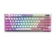 MSI Клавіатура механічна FORGE GK600 TKL W VIOLET UA 83key, механічний Linear, USB-A, Wireless, Bluetooth, EN - зображення 1