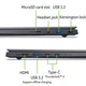 Acer Ноутбук Acer Swift X 14 SFX14-73G 14.5" 2.8K OLED, Intel U7-255H, 16GB, F1TB, NVD5050-8, Win11, сірий - изображение 2