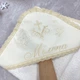 Крыжма "Милена" молочная 100×100 для девочки и мальчика - изображение 2