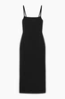 Сукня жіноча COS square-neck knitted slip dress 1222936001 S Чорний - изображение 5