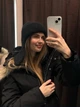 Вʼязана вушанка з ангори жіноча Zefur One size чорна - изображение 2