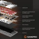Клавиатура GamePro Genesis Metallic MK144G Outemu Red Switch USB UA Gray (MK144G) 321731 - изображение 14