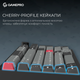 Клавиатура беспроводная GamePro Asgard Drakkar Keychron Super Red Switch Black (MK305BK) - изображение 4